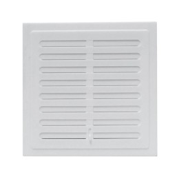 Ventilatierooster ventilatierooster met verstelbare sluiting 140 x 140 mm wit