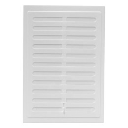 Ventilatierooster ventilatierooster met verstelbare sluiting 140 x 210 mm wit