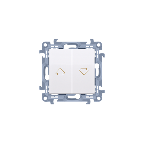 10AX blinddrukknop Wit Simon 10 - CZP1.01/11