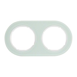 Dubbel kozijn glas wit Berker R.classic - 10122009