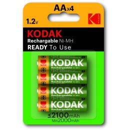 Kodak KAAHRP-4 batterij 2100 mAh NiMH KLAAR VOOR GEBRUIK, stuks = bli (4 stuks) 30955110