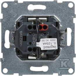 Trappenschakelaar met verlichting - 10 AX - 250 V~ - automatische terminals, WHITE SUNO 721116