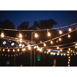 Professionele goot zwart 17m + eindhaak IP44 Milagro - EKO1618