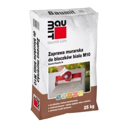 Baumit witte M10 metselmortel voor silicaat en blokken 25 kg